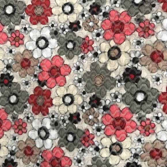 ANDREA MORANDO 6 (M) Woven Textured Jacquard Floral Slim Fit Pants ITALY - Picture 10 of 10